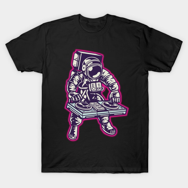 astronauta dj T-Shirt by PaperHead